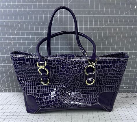 Faux Alligator Tote 